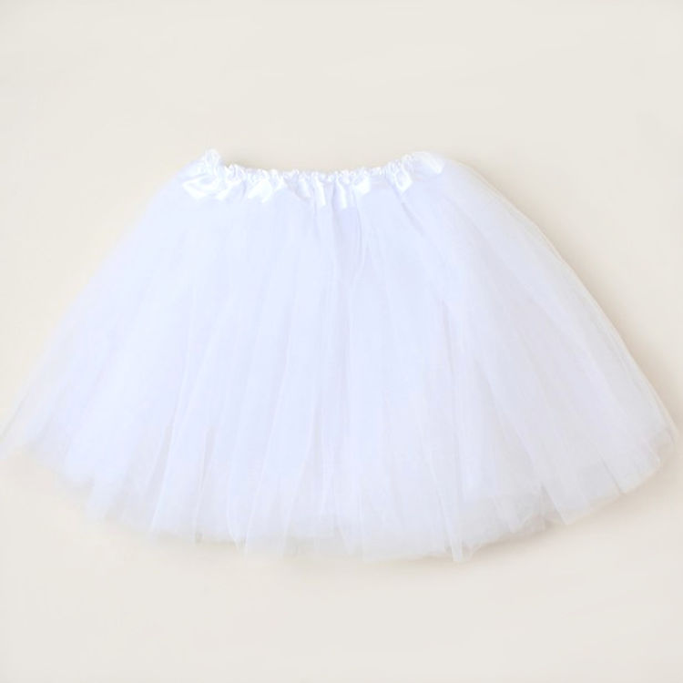 Picture of 5660 CHILD SIZE WHITE NET TUTU WAISTBAND 15-28